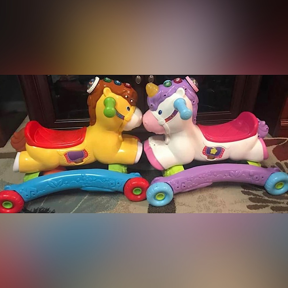 Vtech ride on/covert to rocker unicorn and pony
